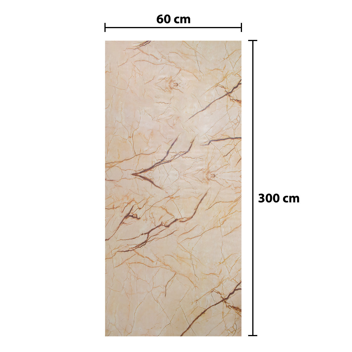 Rola panou autoadeziv, Naimeed D5719, design modern, 2mm grosime, 60x300cm, Crem