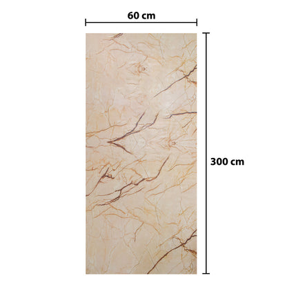 Rola panou autoadeziv, Naimeed D5719, design modern, 2mm grosime, 60x300cm, Crem