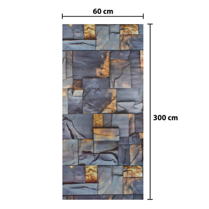 Rola panou autoadeziv, Naimeed D5723, design modern, 2mm grosime, 60x300cm, Multicolor