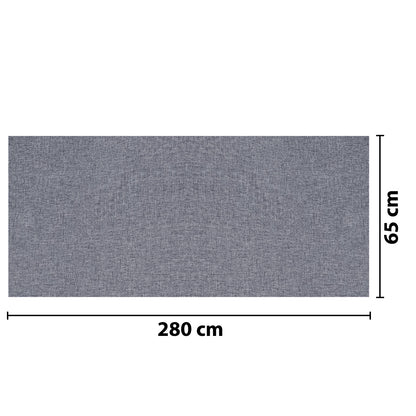 Rola tapet autoadeziv, panzat, 4mm grosime, Naimeed D5725, design elegant, termoizolant, 65x280cm, Gri