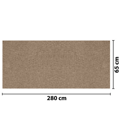 Rola tapet autoadeziv, panzat, 4mm grosime, Naimeed D5727, design elegant, termoizolant, 65x280cm, Maro
