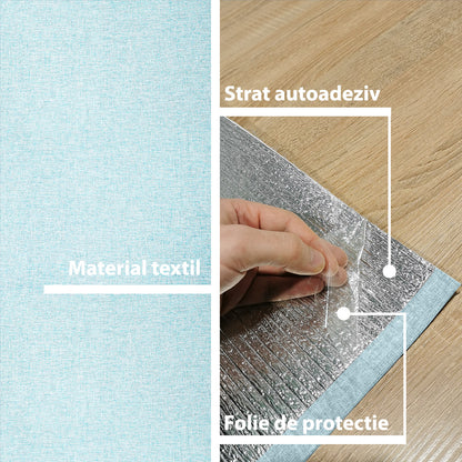 Rola tapet autoadeziv, panzat, 4mm grosime, Naimeed D5729, design elegant, termoizolant, 65x280cm, Albastru