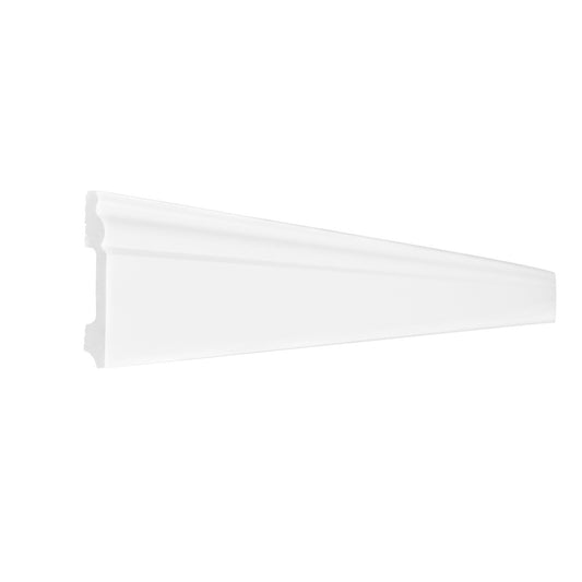 Plinta decorativa, polimer rigid, Naimeed D5730, Alb, 230x8x1.1cm