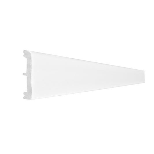 Plinta decorativa, polimer rigid, Naimeed D5731, Alb, 230x10x0.8cm