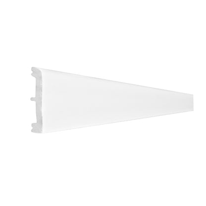 Set 5 plinte decorative, polimer rigid, Naimeed D5731, Alb, 230x10x0.8cm