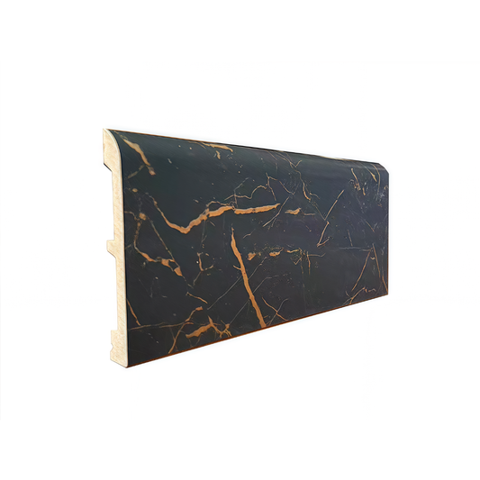 Plintă decorativă, polimer rigid, Naimeed D5731NEGRU, Negru, 230 × 10 × 0.8 cm