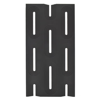 Set 4 x Panou Decorativ 3D, Naimeed D5765, ultrausor, design elegant, PU, 120 x 60 x 3 cm, Negru