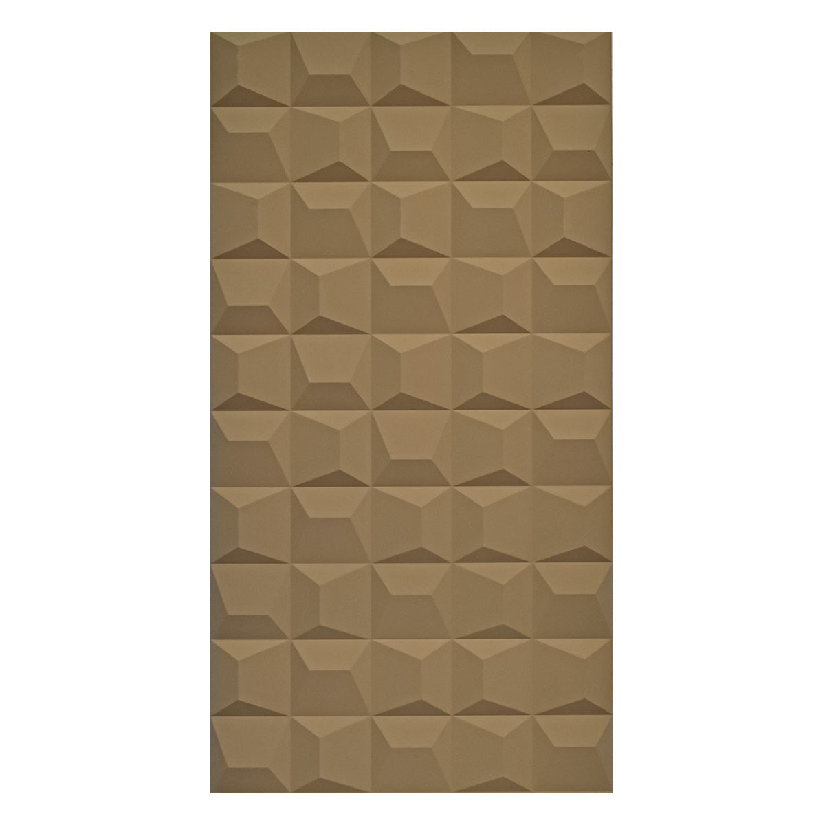 Set 6 x Panou Decorativ 3D, Naimeed D5770, ultrausor, design elegant, PU, 120 x 60 x 2.5 cm, Maro