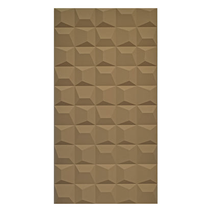 Set 6 x Panou Decorativ 3D, Naimeed D5770, ultrausor, design elegant, PU, 120 x 60 x 2.5 cm, Maro