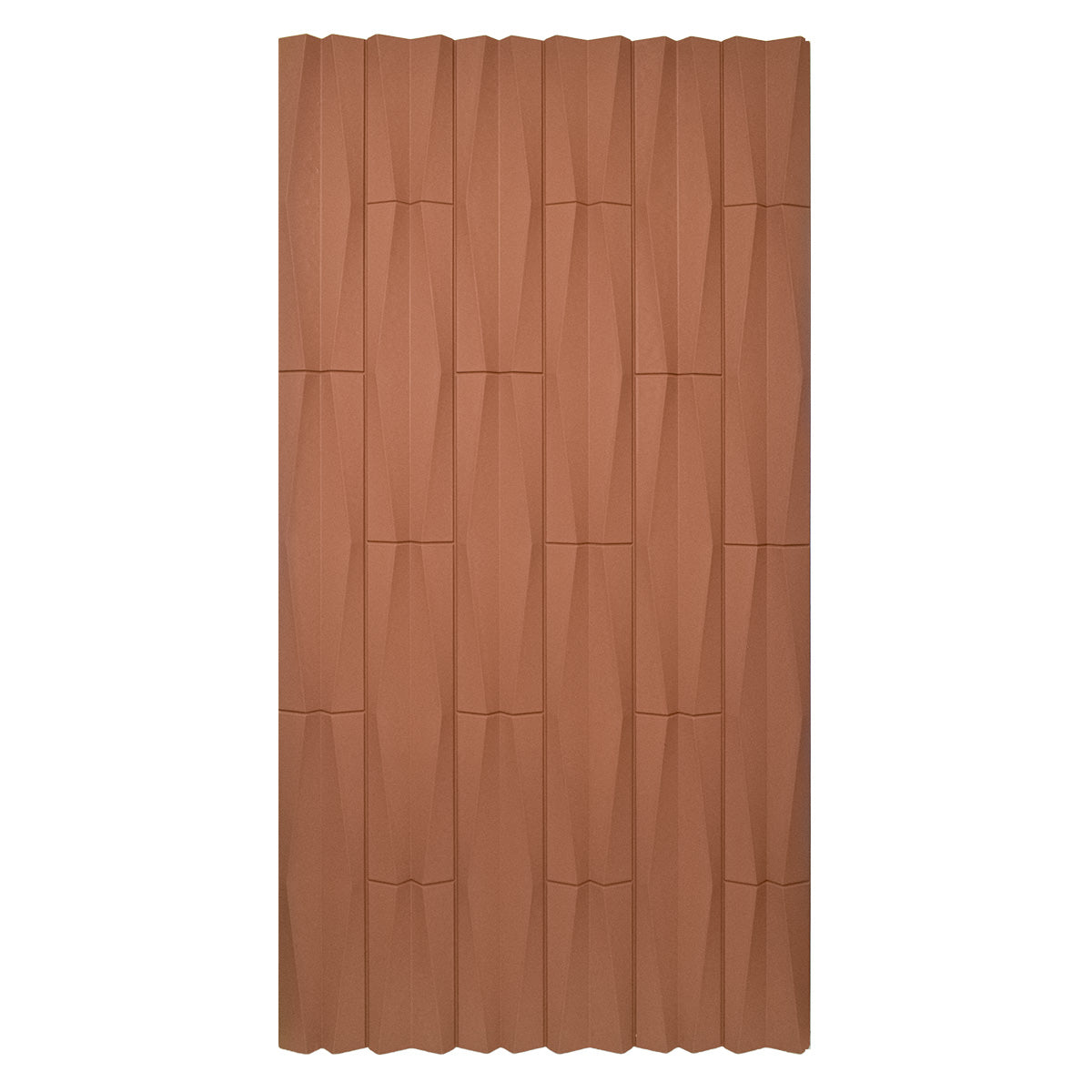 Set 5 x Panou Decorativ 3D, Naimeed D5777, ultrausor, design elegant, PU, 120 x 60 x 2.5 cm, Caramiziu