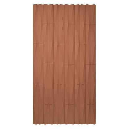 Set 5 x Panou Decorativ 3D, Naimeed D5777, ultrausor, design elegant, PU, 120 x 60 x 2.5 cm, Caramiziu