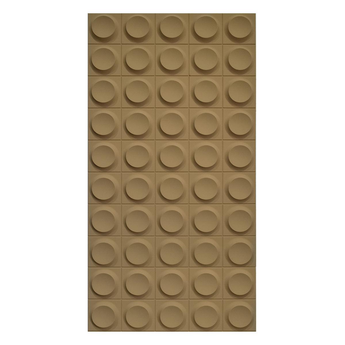 Set 6 x Panou Decorativ 3D, Naimeed D5778, ultrausor, design elegant, PU, 120 x 60 x 2.5 cm, Maro