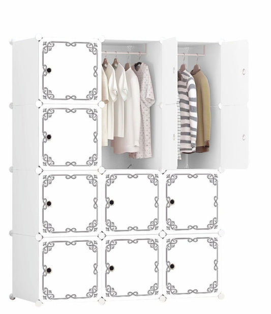 Dulap Modular, 12 Usi, D5817, Alb