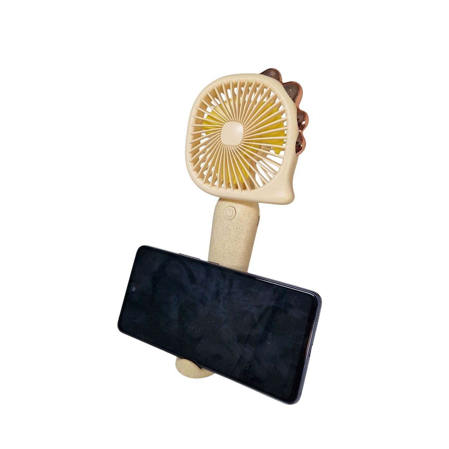 Ventilator, cu acumulator, Naimeed D5825, USB, Galben, 112x212x43 mm