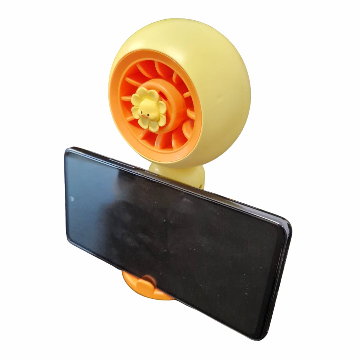 Ventilator, cu acumulator, Naimeed D5830, USB, Portocaliu, 80x150x57mm