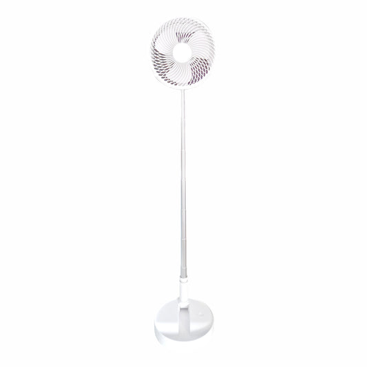 Ventilator, cu acumulator, Naimeed D5837, USB, Alb, 195x862x195mm