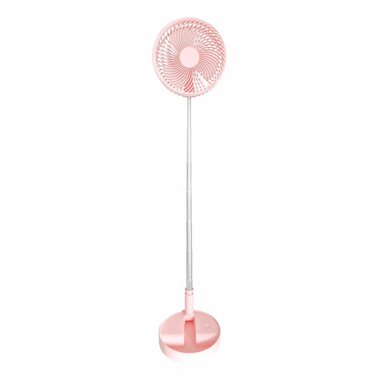 Ventilator, cu acumulator, Naimeed D5838, USB, Roz, 195x862x195mm