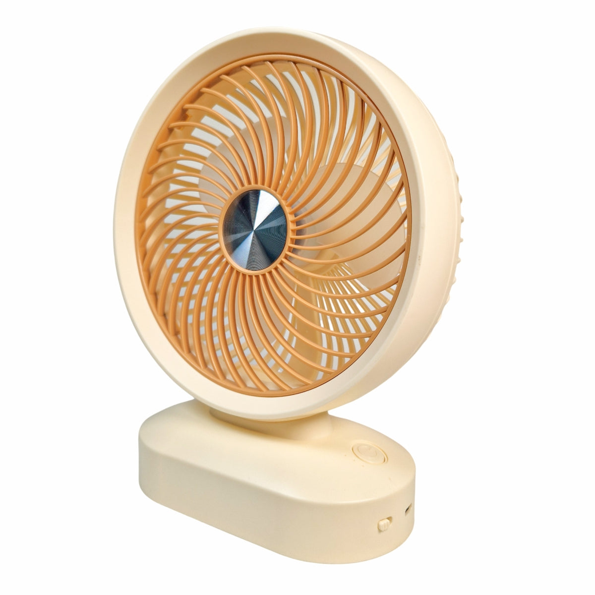 Ventilator, cu acumulator, Naimeed D5850, USB, Crem, 197x255x78mm