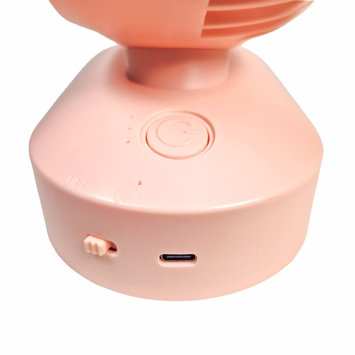 Ventilator, cu acumulator, Naimeed D5851, USB, Roz, 197x255x78mm