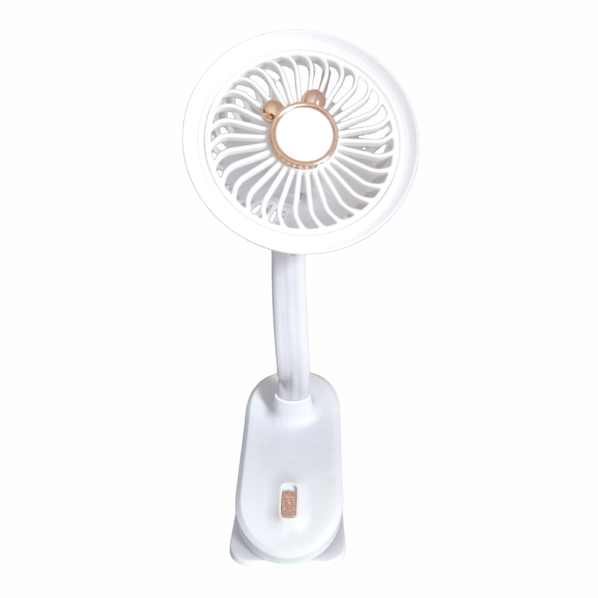 Ventilator, cu acumulator, Naimeed D5862, USB, Alb, 105x240x90mm