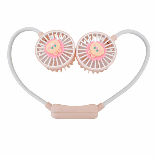 Ventilator, cu acumulator, Naimeed D5870, USB, Roz, 60x600x40mm