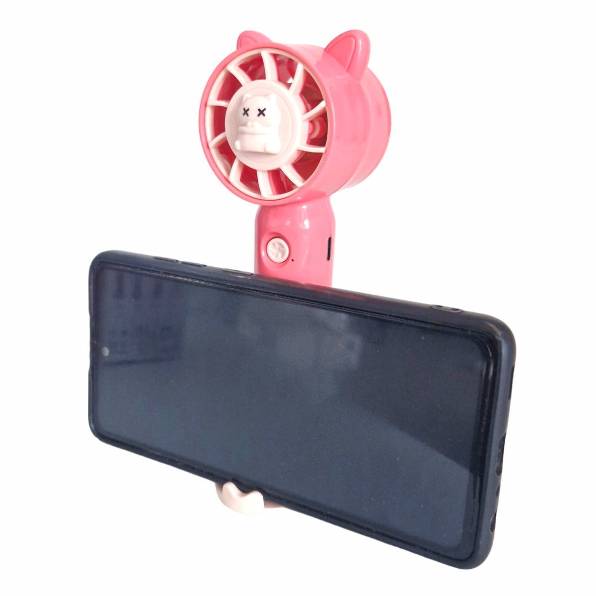 Ventilator, cu acumulator, Naimeed D5875, USB, Roz, 50x178x47mm