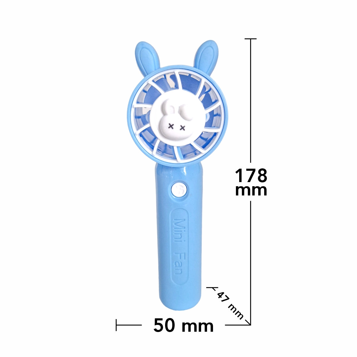 Ventilator, cu acumulator, Naimeed D5877, USB, Albastru, 50x178x47mm