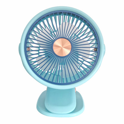Ventilator, alimentare USB, Naimeed D5884, Turcoaz, 170x200x120mm