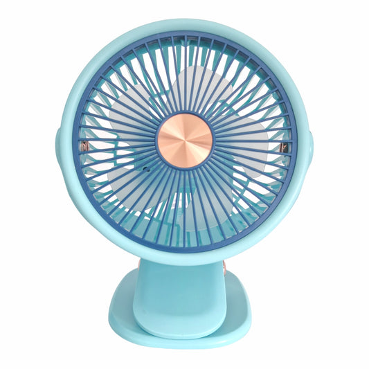 Ventilator, alimentare USB, Naimeed D5884, Turcoaz, 170x200x120mm