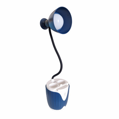 Veioza cu lumina LED, Naimeed D5887, Albastru, cu touch, incarcare USB telefon  100x437x117mm