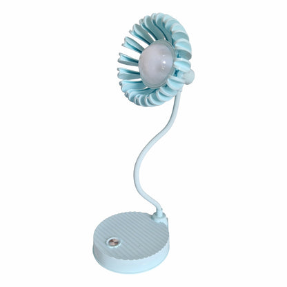 Veioza cu lumina LED, Naimeed D5888, Turcoaz, cu 3 trepte de lumina, 120x380x120mm