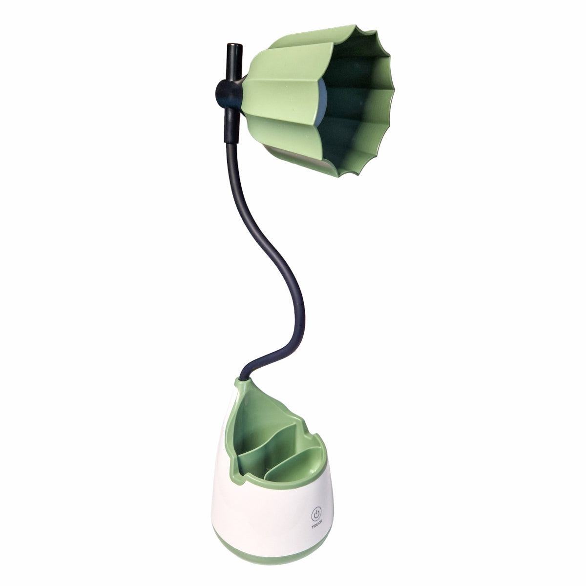 Veioza cu lumina LED, Naimeed D5889, Verde, cu touch, incarcare USB telefon  105x470x105mm