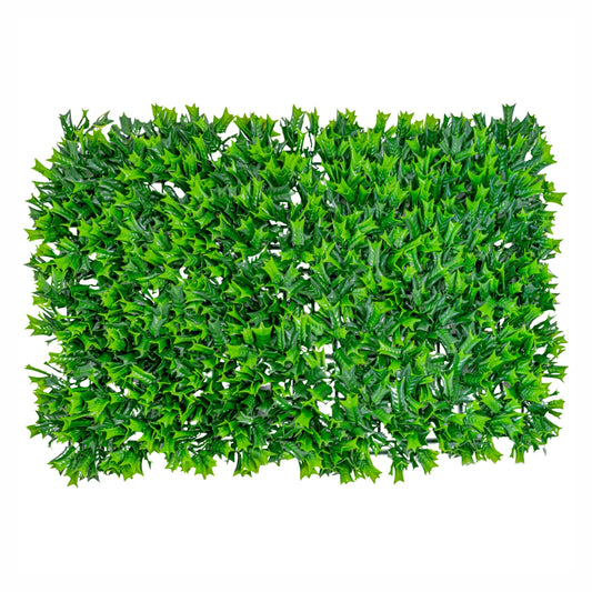 Panou din plante artificiale, cu frunze, Naimeed D5900, Verde, 600x400mm
