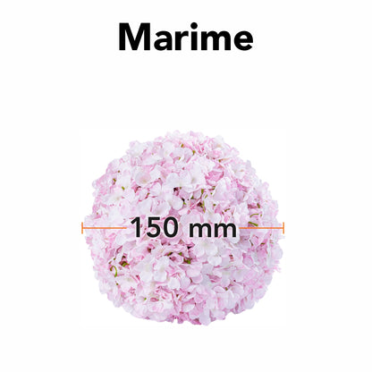 Sfera din plante artificiale, cu flori, Naimeed D5924, Roz, 150mm