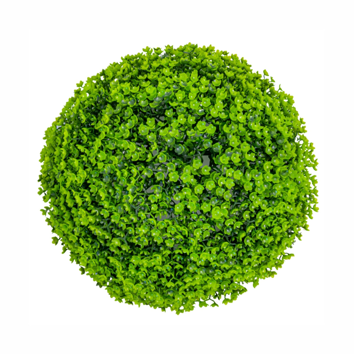 Sfera din plante artificiale, cu flori, Naimeed D5937, Verde Inchis, 150mm