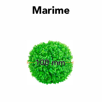 Sfera din plante artificiale, Naimeed D5958, Verde, 100mm