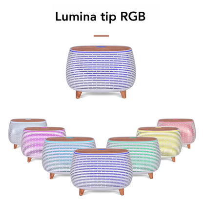 Umidificator cu aromaterapie, Naimeed D6030, Alb, 200x145x123mm