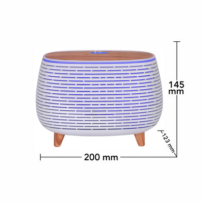 Umidificator cu aromaterapie, Naimeed D6030, Alb, 200x145x123mm