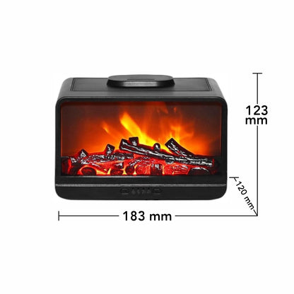Umidificator cu aromaterapie, Naimeed D6036, Semineu, Negru, 183x125x120mm