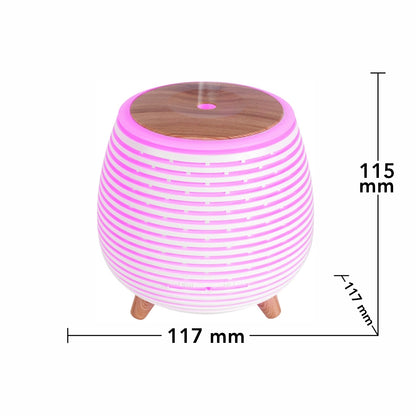 Umidificator cu aromaterapie, Naimeed D6041, Alb, 118x119x118mm