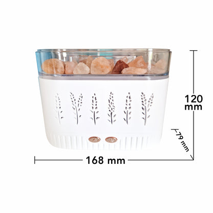 Umidificator cu aromaterapie, Naimeed D6043, Alb, 168x120x79mm