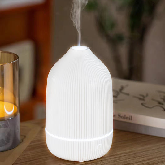 Umidificator cu aromaterapie, Naimeed D6044, Alb, 85x150x85mm