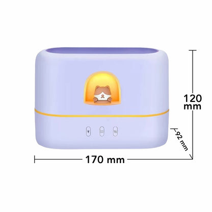 Umidificator cu aromaterapie pentru camera copiilor, Naimeed D6047, Lila, 170x120x92mm