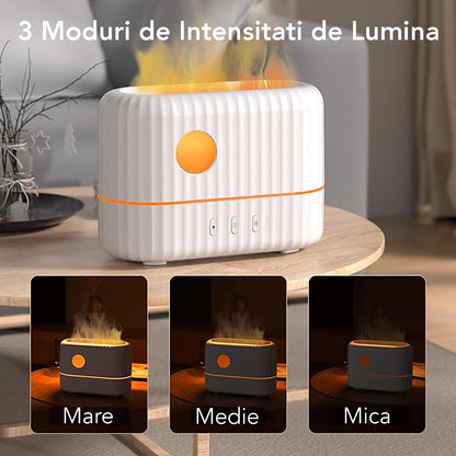 Umidificator cu aromaterapie, Naimeed D6048, Alb, 168x120x80mm