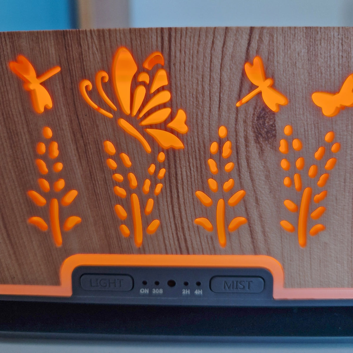 Umidificator cu aromaterapie, Naimeed D6051, Maro, 250x86x69mm