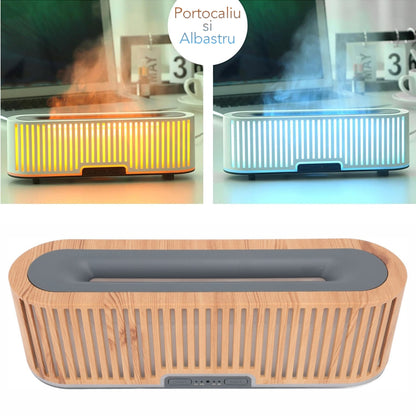 Umidificator cu aromaterapie, Naimeed D6055, Maro, 250x86x69mm