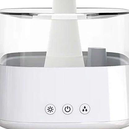 Umidificator cu aromaterapie, Naimeed D6059, Alb, 164x261x164mm