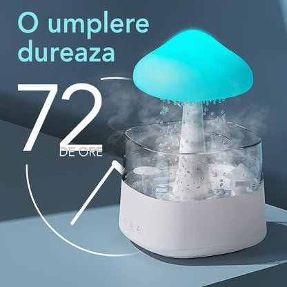 Umidificator cu aromaterapie, Naimeed D6059, Alb, 164x261x164mm