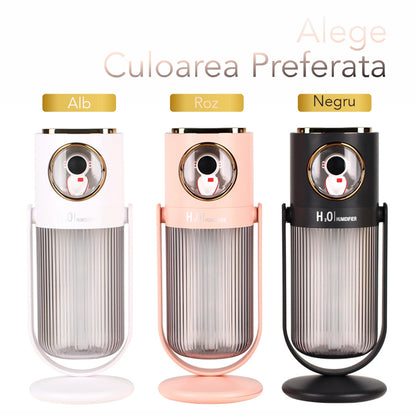 Umidificator cu aromaterapie pentru camera copiilor, Naimeed D6068, Negru, 90x230x75mm