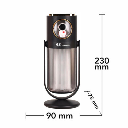 Umidificator cu aromaterapie pentru camera copiilor, Naimeed D6068, Negru, 90x230x75mm